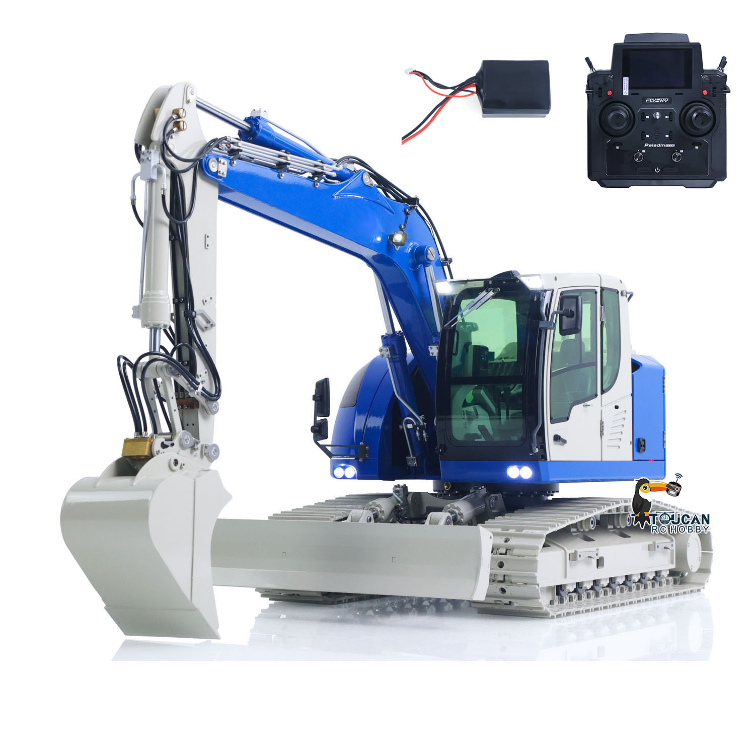 Rc Excavator Hobby - 1/14 7CH Afstandsbediening Hydraulische Graafmachine R920