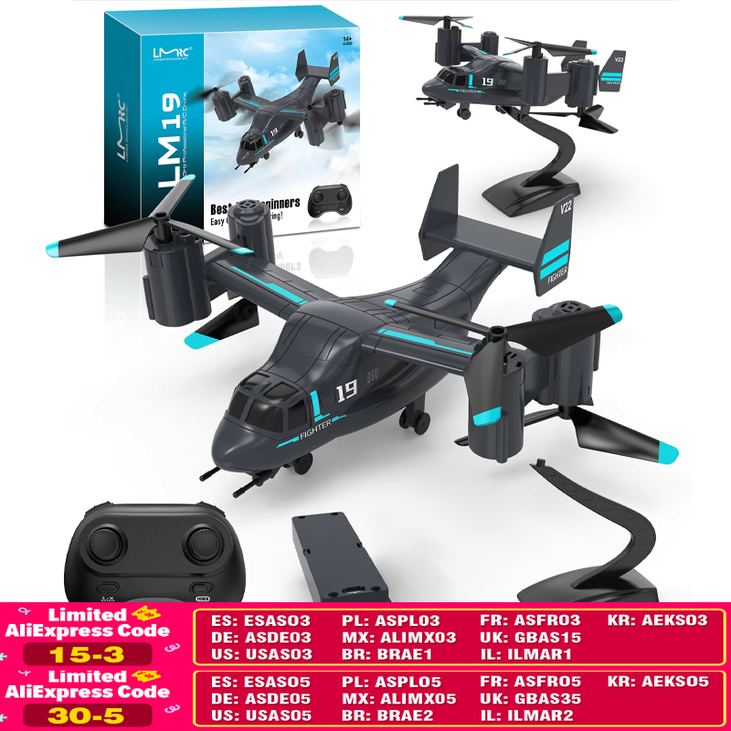 Rc Hobby Grade Helicopter - LM19 Afstandsbediening Helikopter Drone 480P Camera