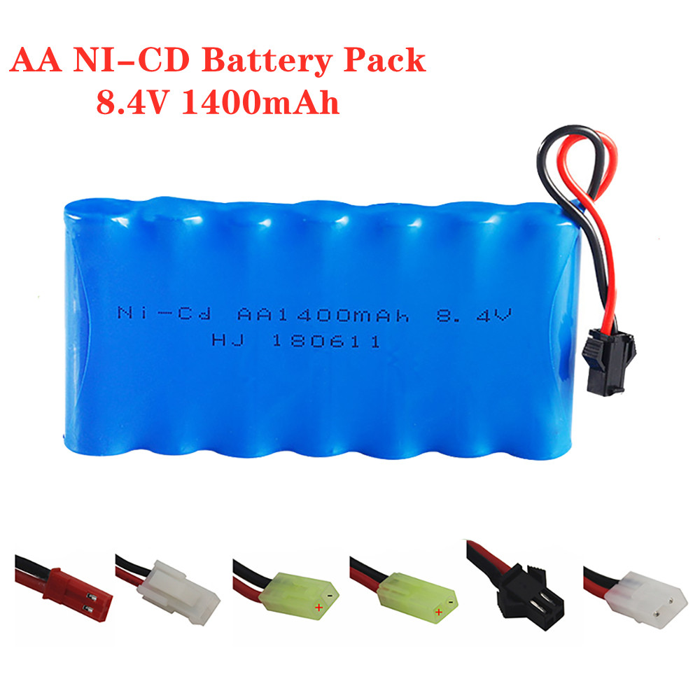 Rc Hobby Trucks - 8.4V 1400Mah Ni-Cd Oplaadbare Batterij Pack