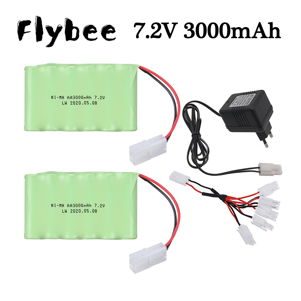 Rc Hobby Trucks - (Tamiya Plug) 3000Mah 7.2V Batterij Voor