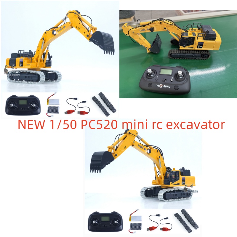 Rc Excavator Hobby - 1/50 Mini RC Digger PC520 Elektrisch
