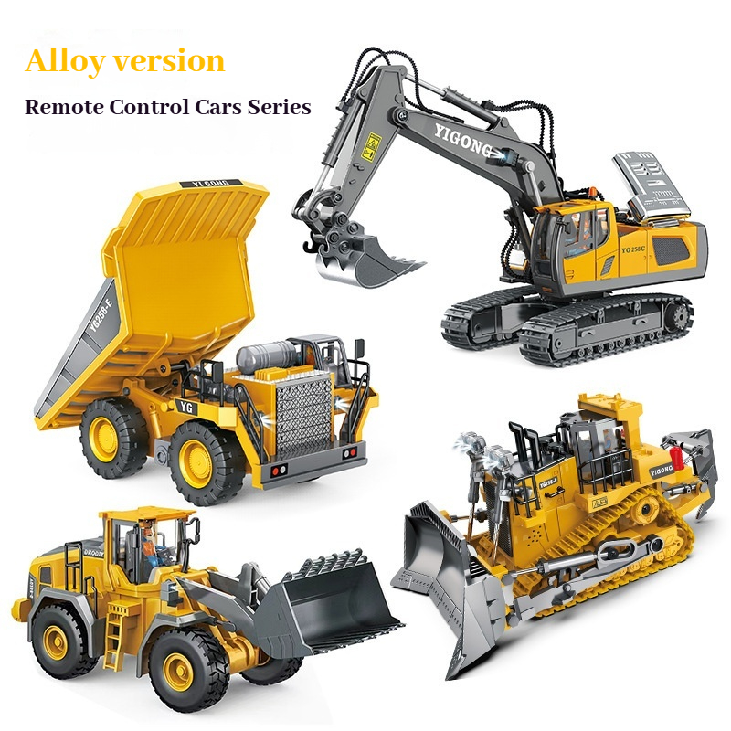Rc Excavator Hobby - YIGONG Alloy Afstandsbediening Bouwvoertuig 2.4G Draadloze