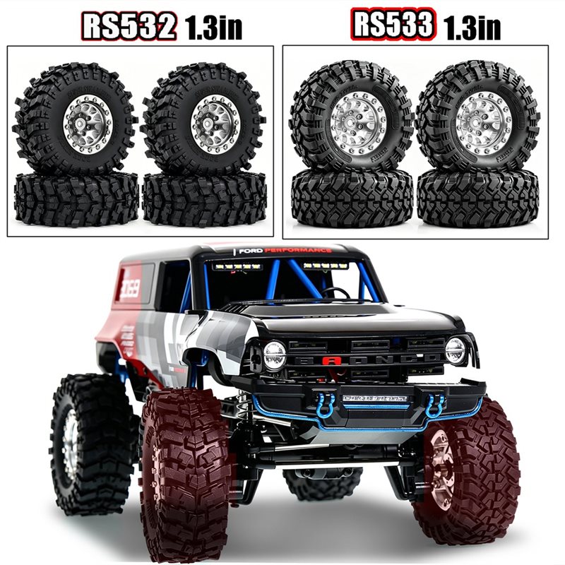 Rc Hobby Trucks - X18A-1.3 Inch RC Beadlock Wiel &