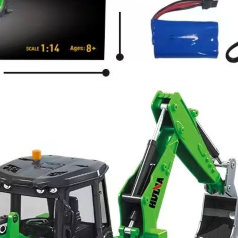 Rc Excavator Hobby - US Sale HUINA 1/14 1579 Afstandsbediening