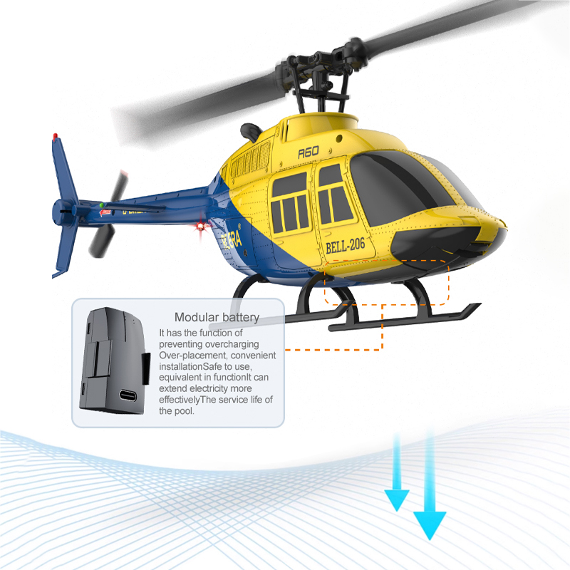 A60 RC Helicopter 2.4G 6-Aixs  - Rc Hobby Grade Helicopter recensie en prijs