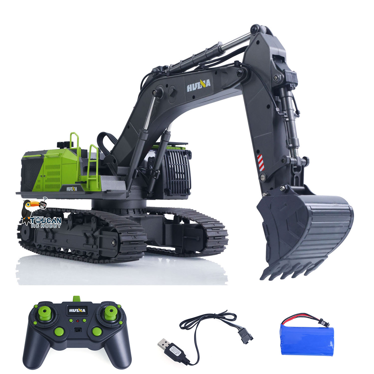US Stock Toys HUINA 1/14 593 M - Rc Excavator Hobby recensie en prijs