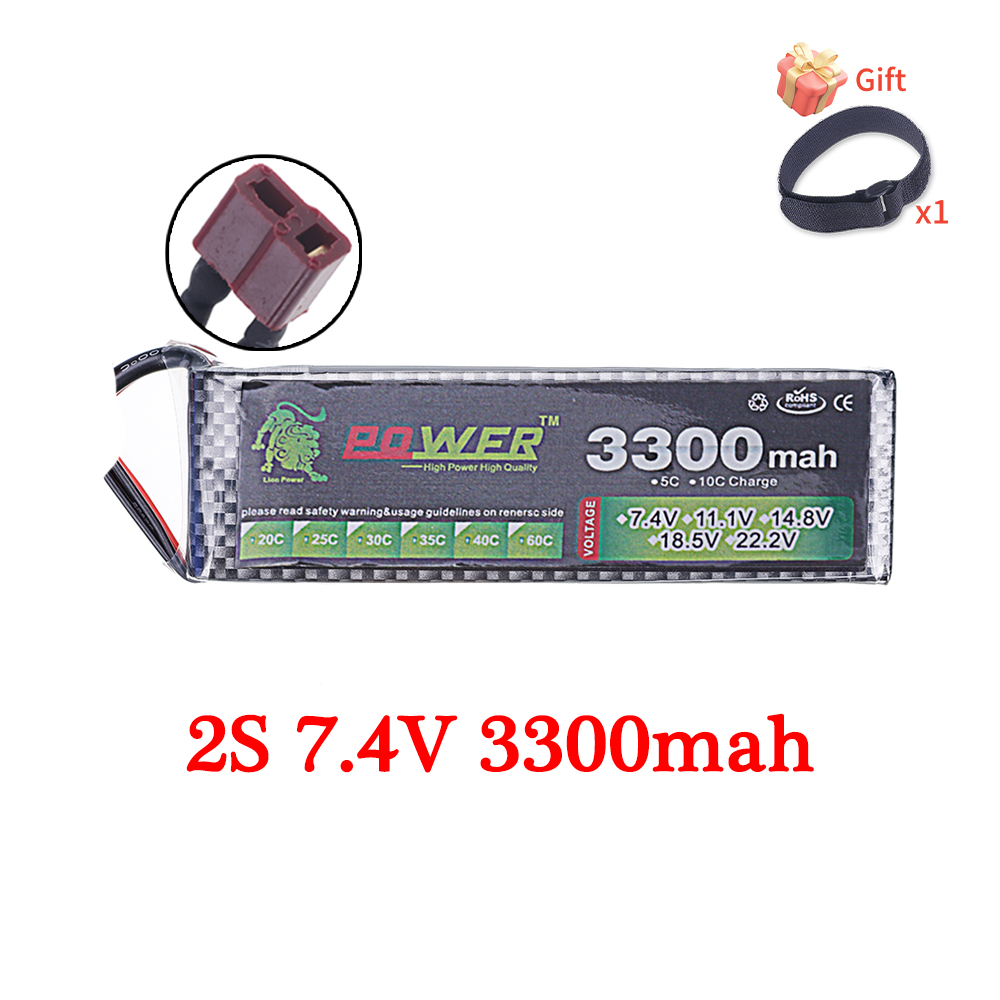 60C Lipo Batterij 3300mAh 7.4V - Rc Hobby Trucks recensie en prijs
