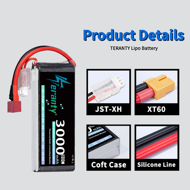 TERANTY 2S 3000mAh Lipo Batter - Rc Hobby Trucks recensie en prijs