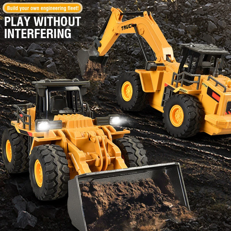 2.4G Legering Afstandsbedienin - Rc Excavator Hobby recensie en prijs