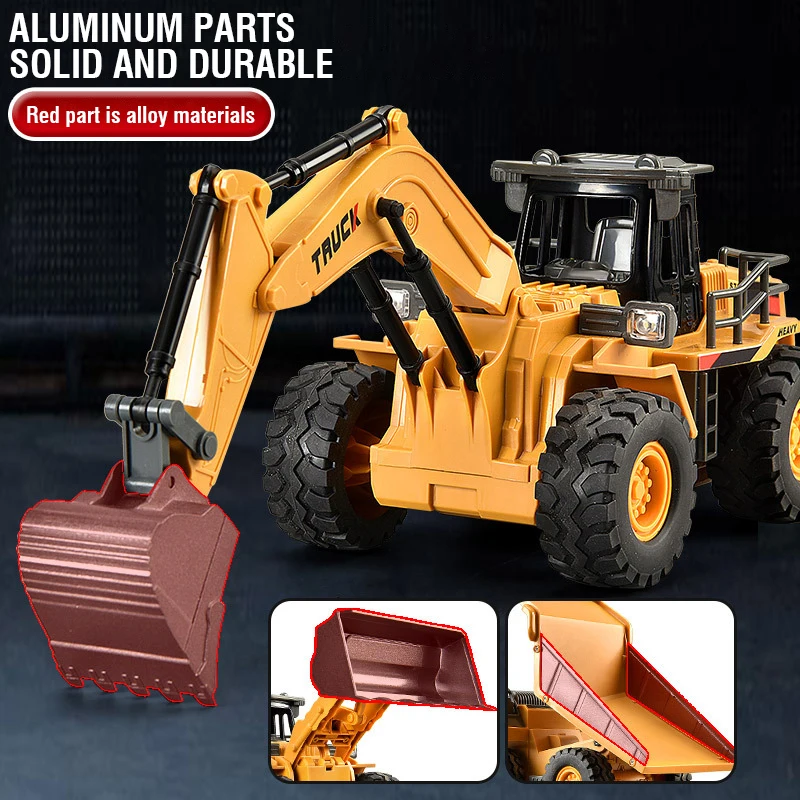 2.4G Legering Afstandsbedienin - Rc Excavator Hobby recensie en prijs