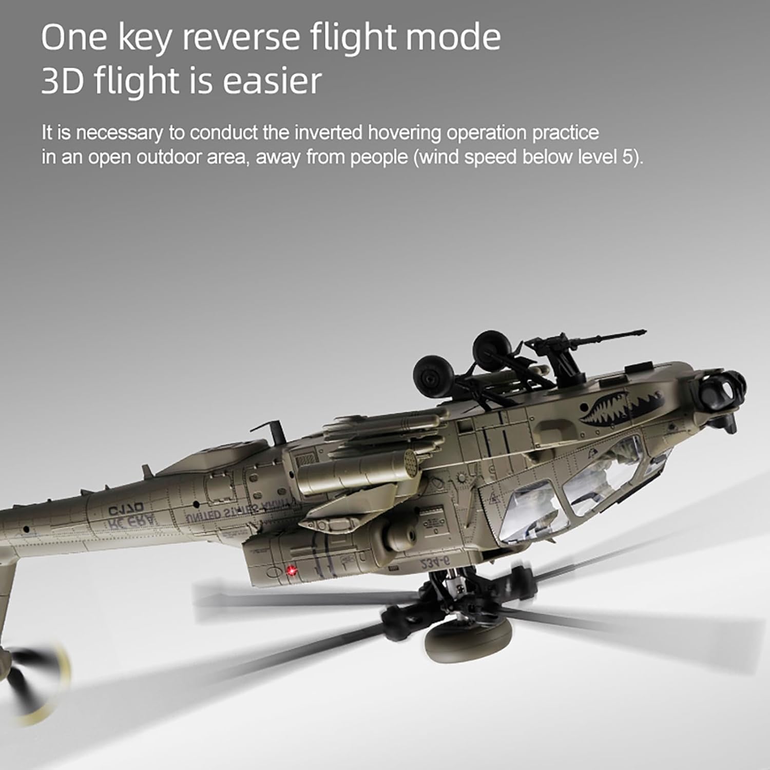310MM 6CH C170 AH-64D RC Helik - Rc Hobby Grade Helicopter recensie en prijs