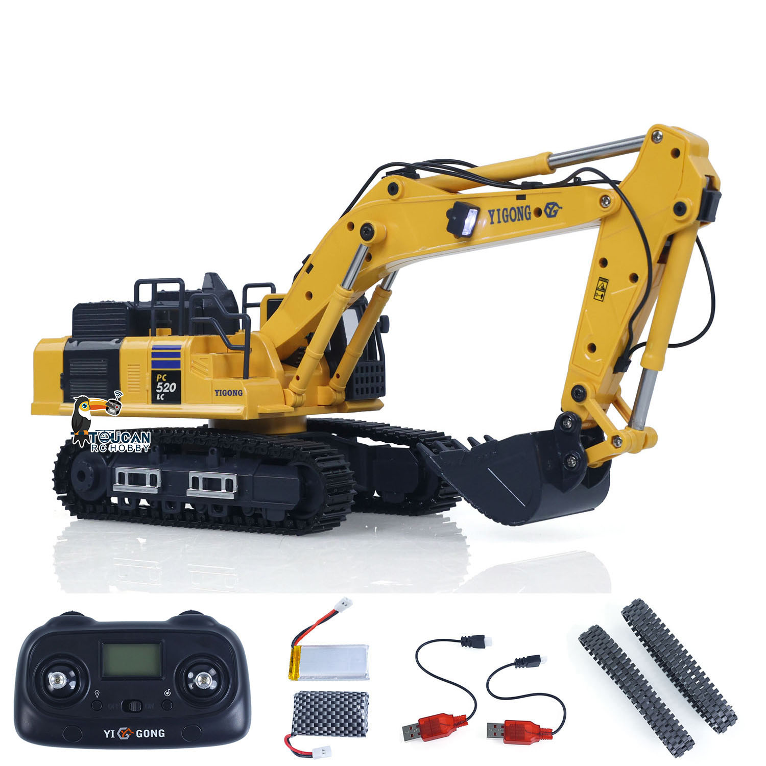 1/50 Mini RC Digger PC520 Elek - Rc Excavator Hobby recensie en prijs