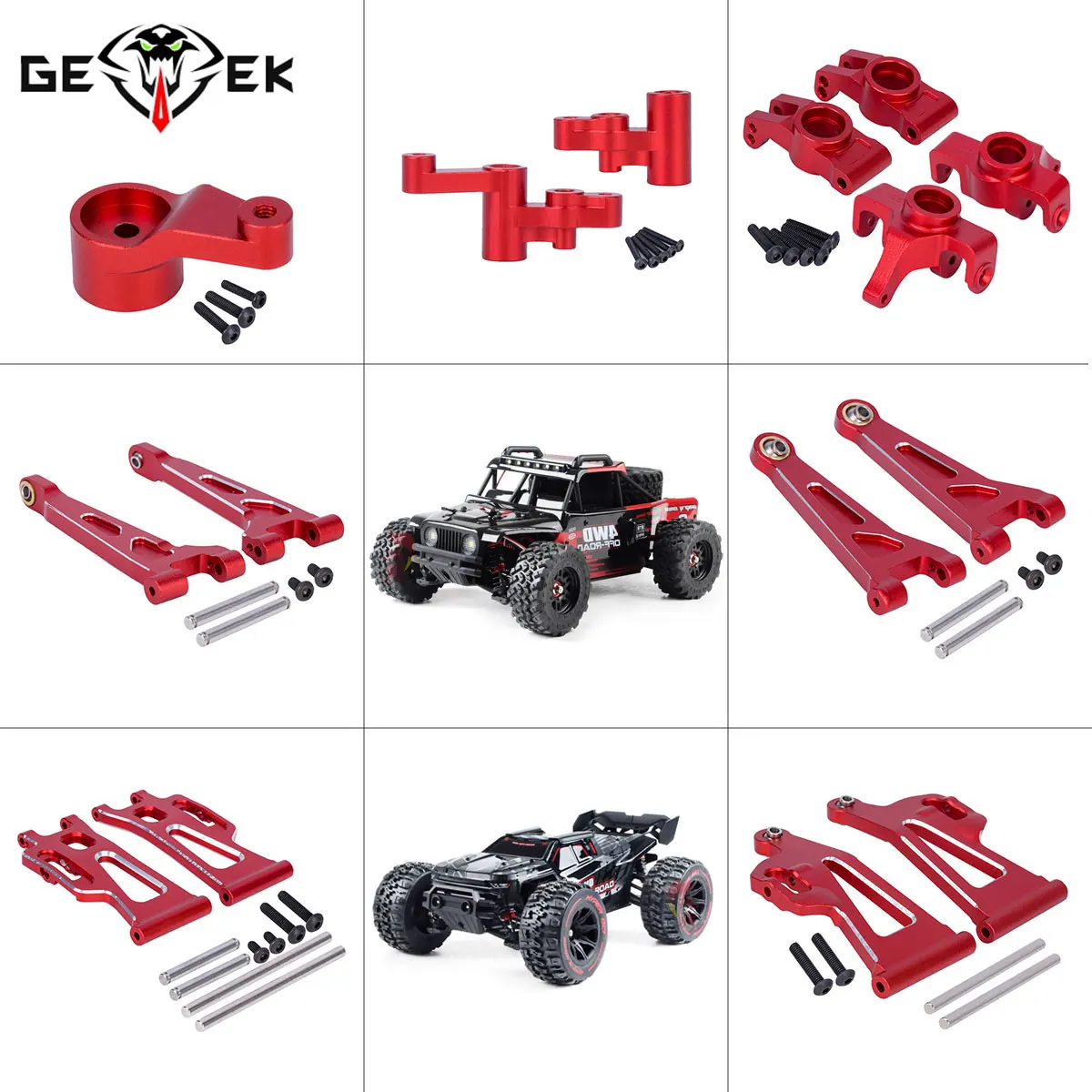 CNC Aluminium Stuurcup Voor- e - Rc Truck Monster recensie en prijs