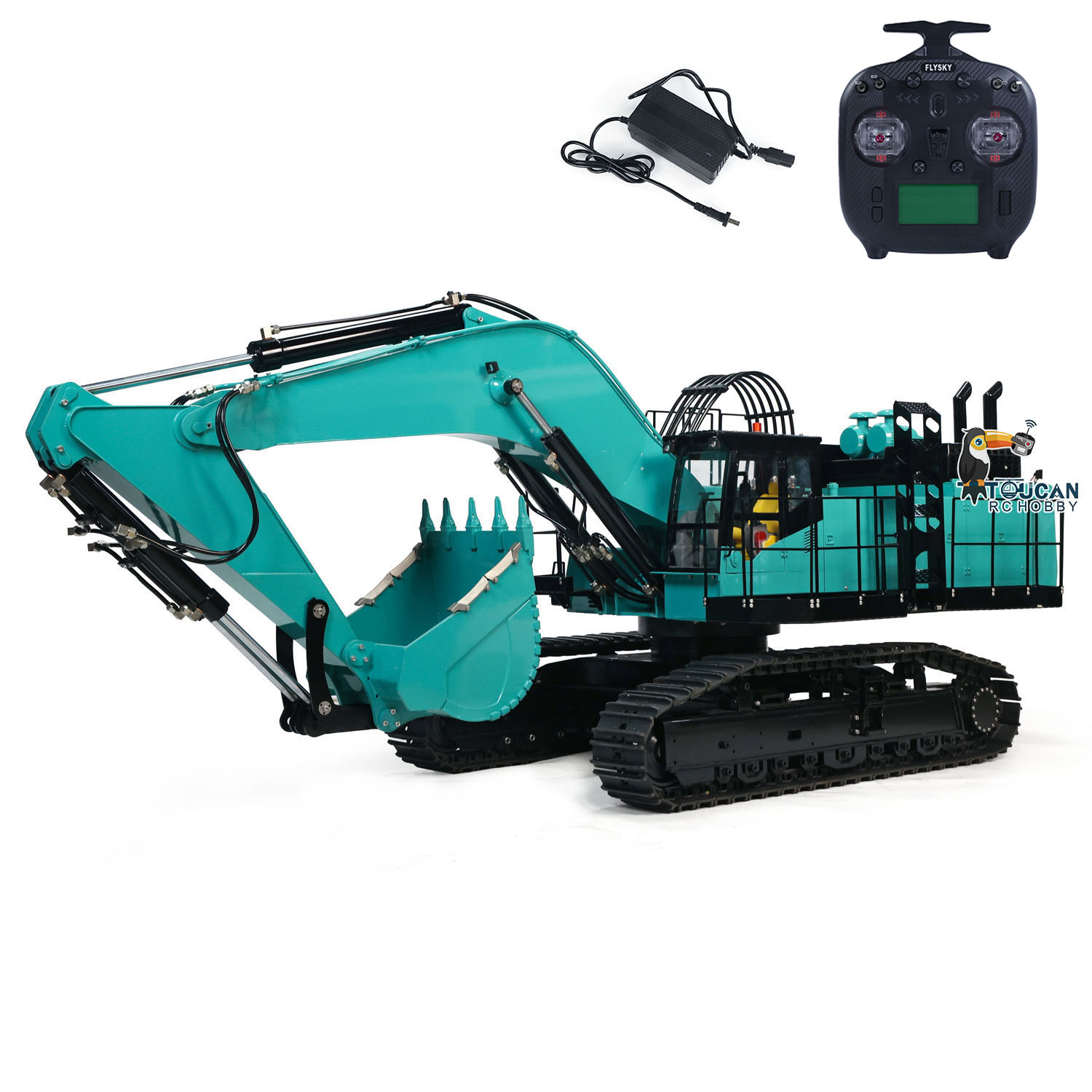 1/8 Schaal PC1250 RC Hydraulis - Rc Excavator Hobby recensie en prijs