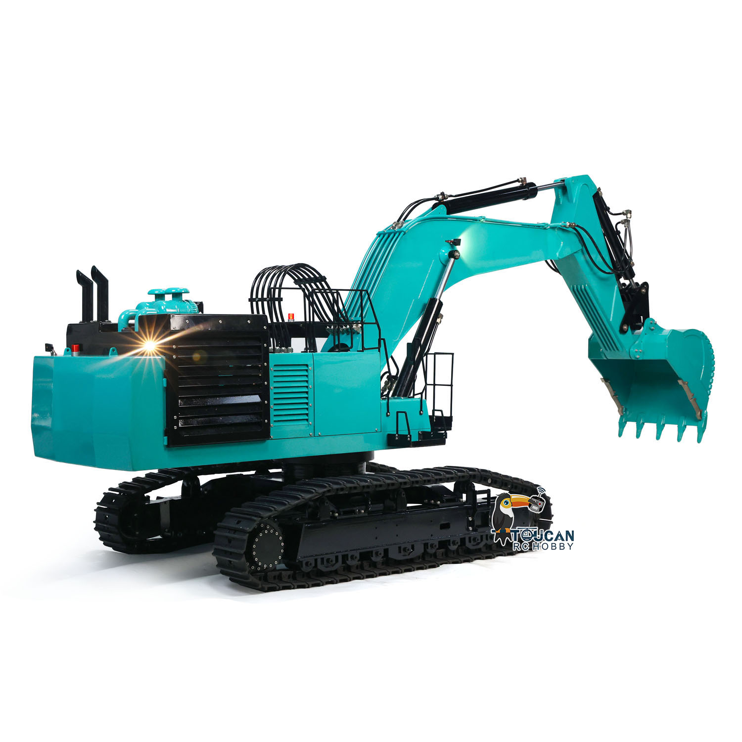 1/8 Schaal PC1250 RC Hydraulis - Rc Excavator Hobby recensie en prijs