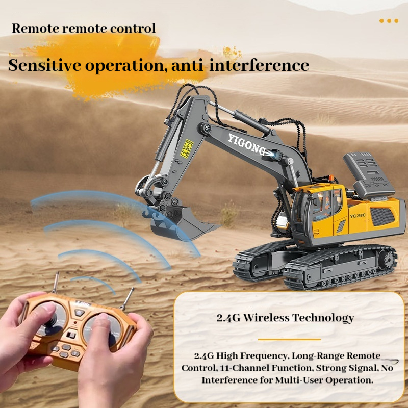 YIGONG Alloy Afstandsbediening - Rc Excavator Hobby recensie en prijs