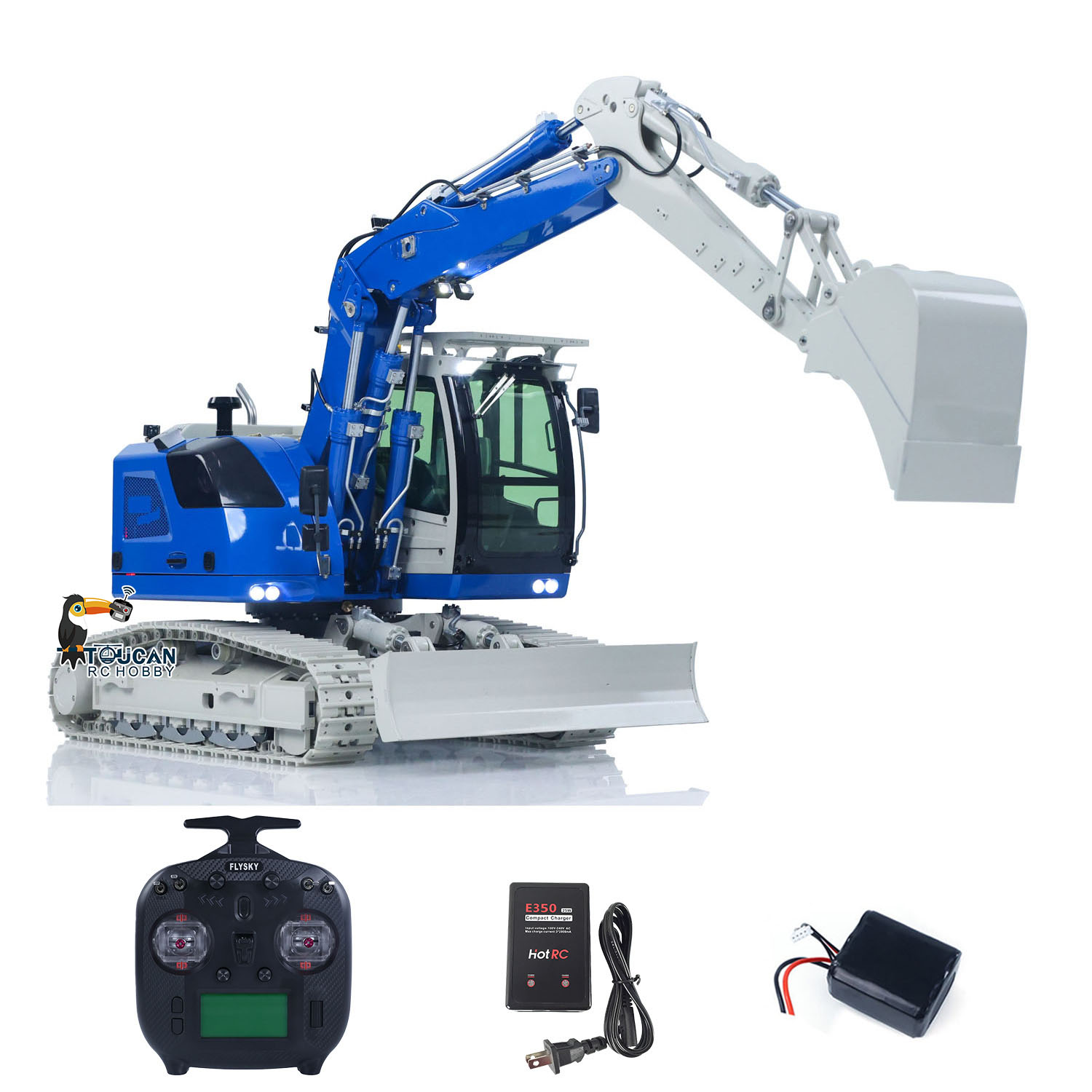 1/14 CUT Model RTR RC Hydrauli - Rc Excavator Hobby recensie en prijs