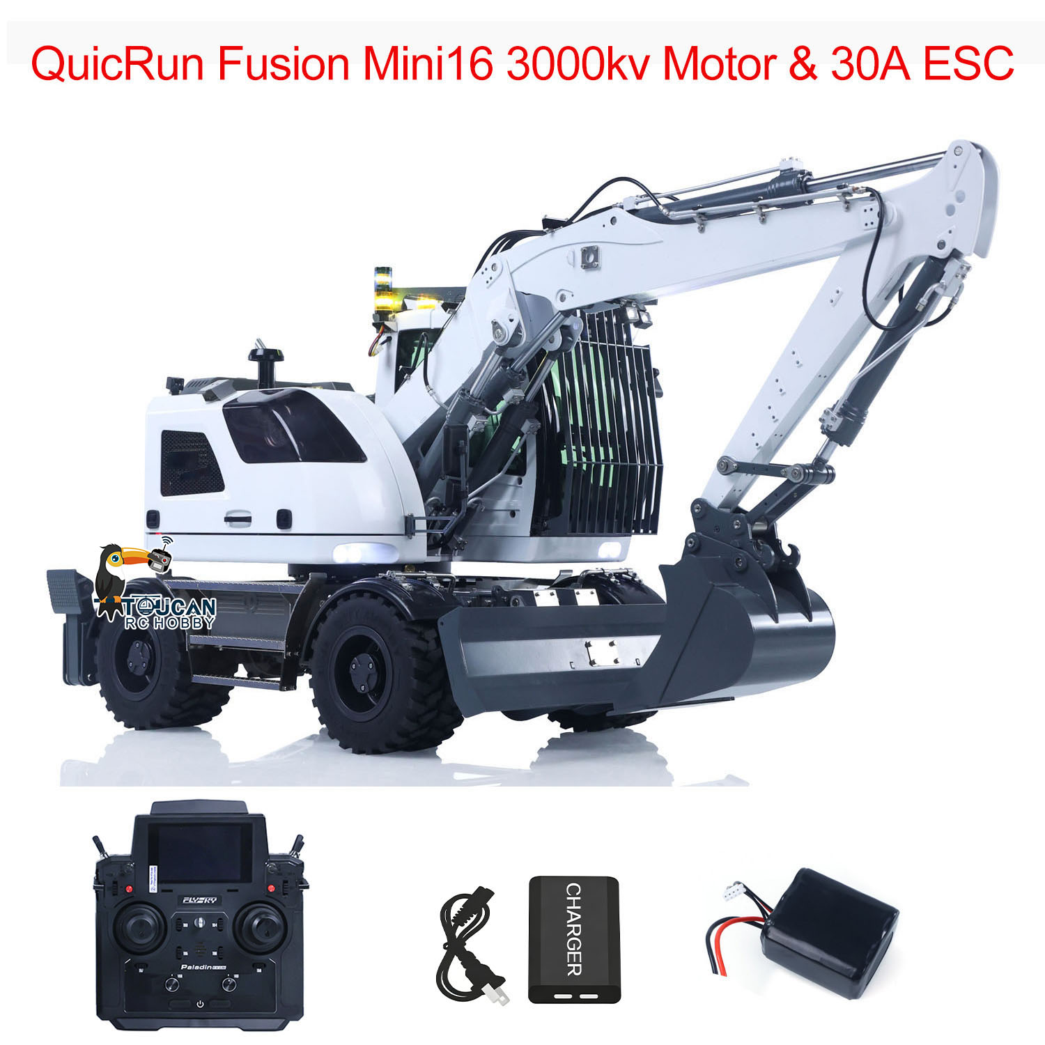 RTR 1/14 RC Hydraulische Graaf - Rc Excavator Hobby recensie en prijs