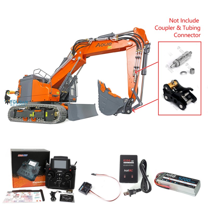 1/14 Aoue ET26L Metal LESU Gea - Rc Excavator Hobby recensie en prijs