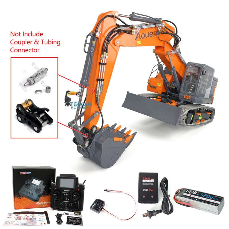 1/14 Aoue ET26L Metal LESU Gea - Rc Excavator Hobby recensie en prijs