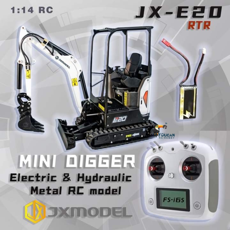 RTR JX E20 RC Mini Graafmachin - Rc Excavator Hobby recensie en prijs